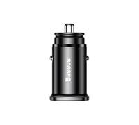 Baseus Chargeur allume-cigare 5A - Charge rapide USB/USB Type C - Noir