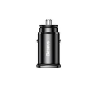 Chargeur Allume Cigare 5A Charge Rapide USB/USB Type C Noir