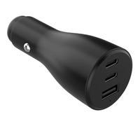 Chargeur Allume Cigare ADEQWAT 72W 2X USB-C + USB-A Noir
