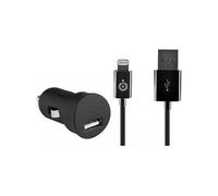 CHARGEUR ALLUME CIGARE AVEC CABLE LIGHTNING NOIR