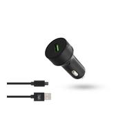 Chargeur Allume-cigare + Câble Micro Usb Noir Tnb