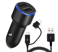 Chargeur Allume-cigare Fast Charge Câble USB 1.5m Samsung Noir