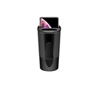 Chargeur Allume-cigare Fonction QI 2A Port USB / Port USB C 2,4A - Noir