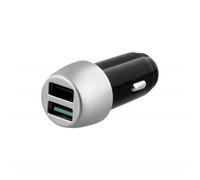 Chargeur Allume-cigare Noir Et Argent Qc 3.0 Tnb