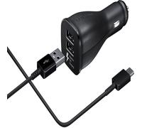 Chargeur allume-cigare - Samsung - EP-LN920CB - Charge rapide - 2 ports USB - Câble USB Type C 1.5m