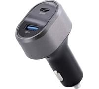 Chargeur Allume Cigare T'nb 1x USB-A et 1x USB-C 83W (Noir/Gris)