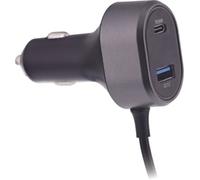 Chargeur allume-cigare TNB 98W 2xUSB A et 3xUSB-C noir