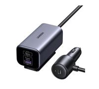 Chargeur Allume Cigare UGREEN GAN AC + 1 Bloc d Alimentation déporté Noir