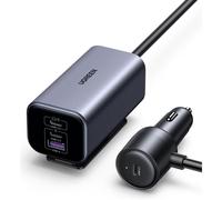 UGREEN 35571 Chargeur voiture allume-cigare 150W GaN - 1 x USB-A, 3 x USB-C