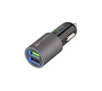 Chargeur Allume-Cigare Voiture Charge Rapide - 6A 2 Ports USB - 4Smarts