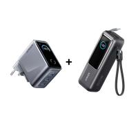 Chargeur Anker Prime (160 W, 3 ports) +PowerBank Anker (25K, 165 W)