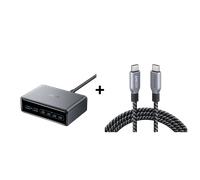 Chargeur Anker Prime (200 W, 6 ports)+Câble USB-C vers USB-C Anker Prime (240 W)