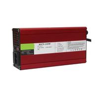 Chargeur au lithium Lifepo4 cellules Courant Chargeur 29,2 V 8 A Chargeur de batterie 24 V LiFePO4 Smarts Chargeur 8 S Coque en aluminium rouge Avec ventilateur Pack de batterie Robot fauteuil roulant
