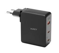Chargeur Aukey Pa-B7O, 1Xusb-A, 2Xusb-C, 140W Gan (Noir)