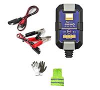 CHARGEUR AUTOMATIQUE 6 V/12 VOLT POUR BATTERIE AU PIOMBO/AGM/GEL/Lithium COMPATIBLE AVEC KAWASAKI NINJA 636 ZX 6R ENTRETIEN DE CHARGE IDÉAL POUR VOITURE,MOTO,CAMPER QUAD JET SKI