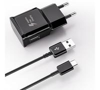 Chargeur avec Câble de Charge pour Samsung Galaxy S8, S8 Plus, S9,S10, A13, A20, A24, A30, A40, A50, A70, A80, M20, M30, M40, Z Flip3,Z Fold2 5G, Chargeur Rapide d'origine de Remplacement