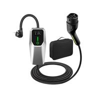 Chargeur AWESAFE EV Type 2 Câble de Charge 8M 6/8/10/13/16A Unités de Charge de Voiture électrique réglables avec écran numérique IP65 étanche (IEC 62196-2 Type 2 Femelle)