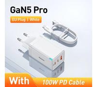 Chargeur Baseus 65W Gan Charge Rapide 4.0 3.0 Type C Pd Chargeur Usb Avec Chargeur Rapide Portable Qc 4.0 Pour Ordinateur Por[Z4]