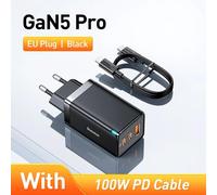 Chargeur Baseus 65W Gan Charge Rapide 4.0 3.0 Type C Pd Chargeur Usb Avec Chargeur Rapide Portable Qc 4.0 Pour Ordinateur Por[Z5]