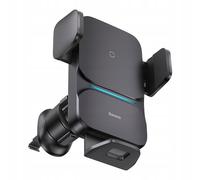 Baseus Support voiture Wisdom – Chargeur QI 15W, alignement auto, aération, Noir CGZX000001