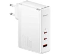Baseus Chargeur GaN5 Pro 2x USB-C + USB 140W Blanc