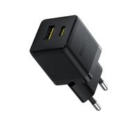 Chargeur Baseus Palm Fast Charger USB-C+A 30W Cluster Noir