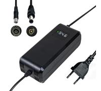 Chargeur Batterie 54.6V 4A, pour Batterie Lithium 48V, avec Affichage LED et Multiples Fonctions de Protection et de réparation, équipé de connecteurs RCA 8mm, DC 5.5 * 2.1mm