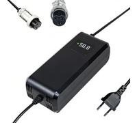 Chargeur Batterie 58.8V 4A, pour Batterie Lithium 52V 48V, avec Affichage LED et Multiples Fonctions de Protection et de réparation, équipé de connecteurs GX16 12mm