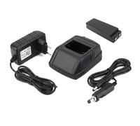 Chargeur + batterie compatible avec commande de grue Scanreco 590 592 593 790 960 RC400 434 435 VDC EFFER FASSI HMF PALFINGER 100-240 V + câble de charge voiture 12-24 V