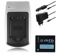 Chargeur + Batterie Compatible avec Panasonic DMW-BCJ13, Compatible avec Leica BP-DC10