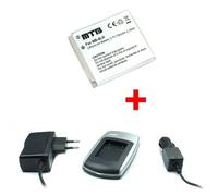 Chargeur + Batterie NB-4L pour Canon IXUS 230 HS, i Zoom, i7 Zoom, Wireless