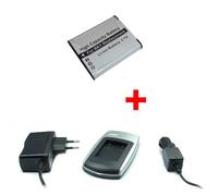 Chargeur + Batterie NP-BK1 pour Sony Cyber-shot DSC-S750, DSC-S780, DSC-S950, DSC-S980