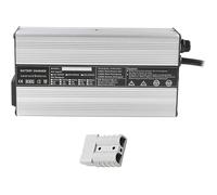 Chargeur Batterie pour Chariot Élévateur 12V 10A / 24V 7A / 36V 5A / 48V 4A / 60V 3A / 72V 2.5A Chargeur De Batterie Au Plomb 240W Puissance avec Prise Anderson 50 A LED Indiquant L'État de Charge(Plu