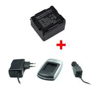 Chargeur + Batterie VBG070/DMW-BLA13 pour Panasonic HDC-DX1, DX1EG-S, DX1GK, DX1-S, DX3