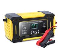Chargeur Batterie Voitures, 12V 6A Mainteneur De Chargeur De Batterie, avec Fonction Réparation, écran LCD, Protections Multiples, Maintien de Charge Auto, pour Auto Voiture Moto