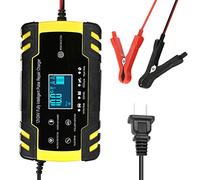 Chargeur Batterie Voitures Intelligent Entièrement Automatique Chargeur de Batterie Voiture 12V 8A 24V 4A Intelligente Charge Rapide for l'affichage Wet Gel AGM(4)
