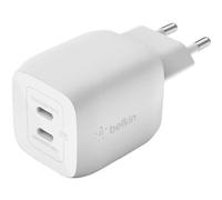 Chargeur - Belkin - 45W PD PPS - Dual USB-C - GaN - Recharge rapide