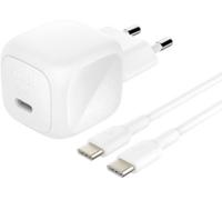 Chargeur Secteur USB-C 45W Compatible Power Delivery avec Câble USB-C 1m Belkin Blanc