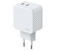 Chargeur 2 USB C 45W Power Delivery GaN Blanc Bigben