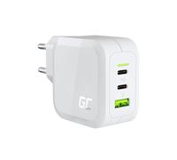 Green Cell 2x USB-C 1x USB-A 65W GuN biala