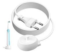 Chargeur Brosse à Dent Électrique pour Oral B Braun, Base de Charge Induction Sécurisée & Étanche, Câble Alimentation Remplacement Modèle 3757 pour Pro 2 3 600 700 1000 2000 Genius Smart IO Series