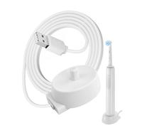Chargeur Brosse à Dents Électrique pour Oral-B Braun Pro 3 3000/8900/9900, Smart 4500/5000N/iO3/iO4, USB Base de Charge de Rechange Inductive, Chargeur pour Oral B Modèle 3757 Toothbrush,Étanchéité