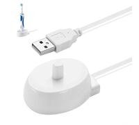 Chargeur Brosse à Dents pour Oral-B pour Brosses à Dents Électriques Pro Series D10/D12/D16/D20/D34, Station de Charge Inductive pour Oral-B - Chargeur de Brosse à Dents Étanche avec Alimentation