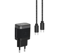 Chargeur + câble ADEQWAT USB-C 35W + Câble USB-C 1M Noir