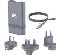 Chargeur + câble FORCE POWER de voyage 65W de voyage GaN USB-A + C
