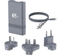 Force Power - Chargeur + Câble De Voyage 65w De Voyage Gan Usb-A + C