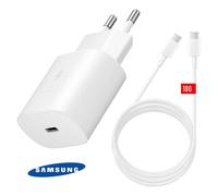 Chargeur Cable Long acce2s® pour Samsung Galaxy A37 A57 A26 A36 A56 A07 A16 A53 A52s A06 A35 A55 A05s A15 A25 A5 .. 25W USB-C 180 cm