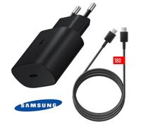 Chargeur Cable Long pour Samsung Galaxy S25 Plus Ultra S24 Plus FE Ultra S23 Ultra Plus FE S22 Plus Ultra S21 Pl .. 25W USB-C 180 cm