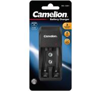 Chargeur Camelion BC-1091 pour 1-2 piles AA ou 1-2 piles AAA ou 1x bloc 9V Ni-MH