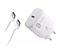 Chargeur Cellular Line ACHSMKITC2CPD25WW FAST CHARGER Kit 25W Blanc